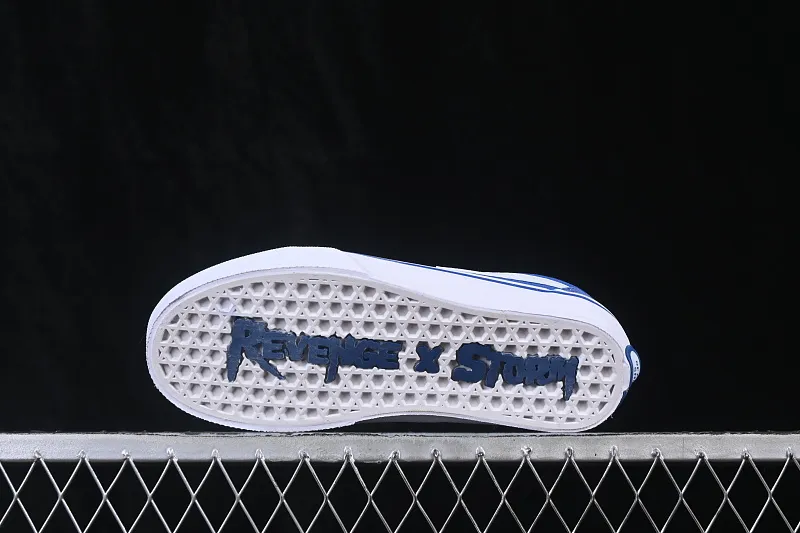 All categories Vans Vans series Vans Low Vans low-top Revenge x Storm Old Skool Lightning joint low-top casual sneakers blue and white